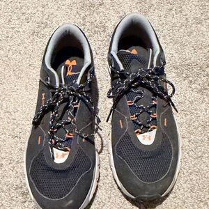 Under Armour Men’s Black and Orange Training Sneakers